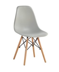 ART Wood Καρέκλα Ξύλο-PP 46x52x82cm